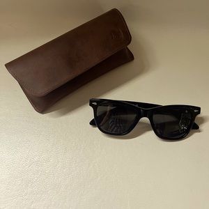 American Optical Saratoga Black 52 Sunglasses Sunnies